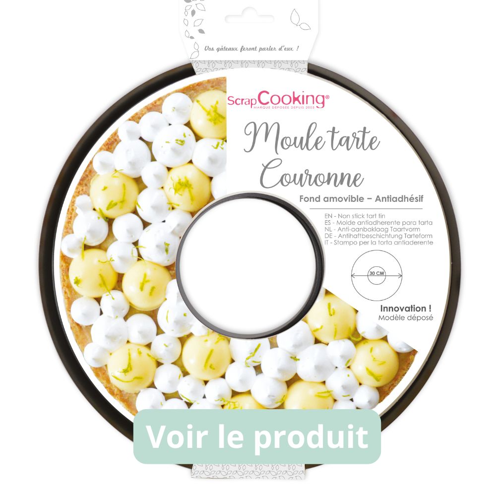 Voir le produit - Moule tarte couronne ScrapCooking
